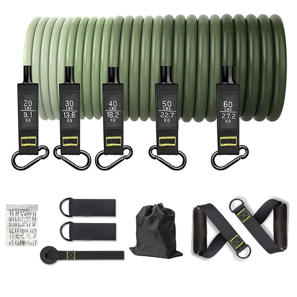 Home Gym Equipment Set - Conjunto de faixas de resistência, corda
