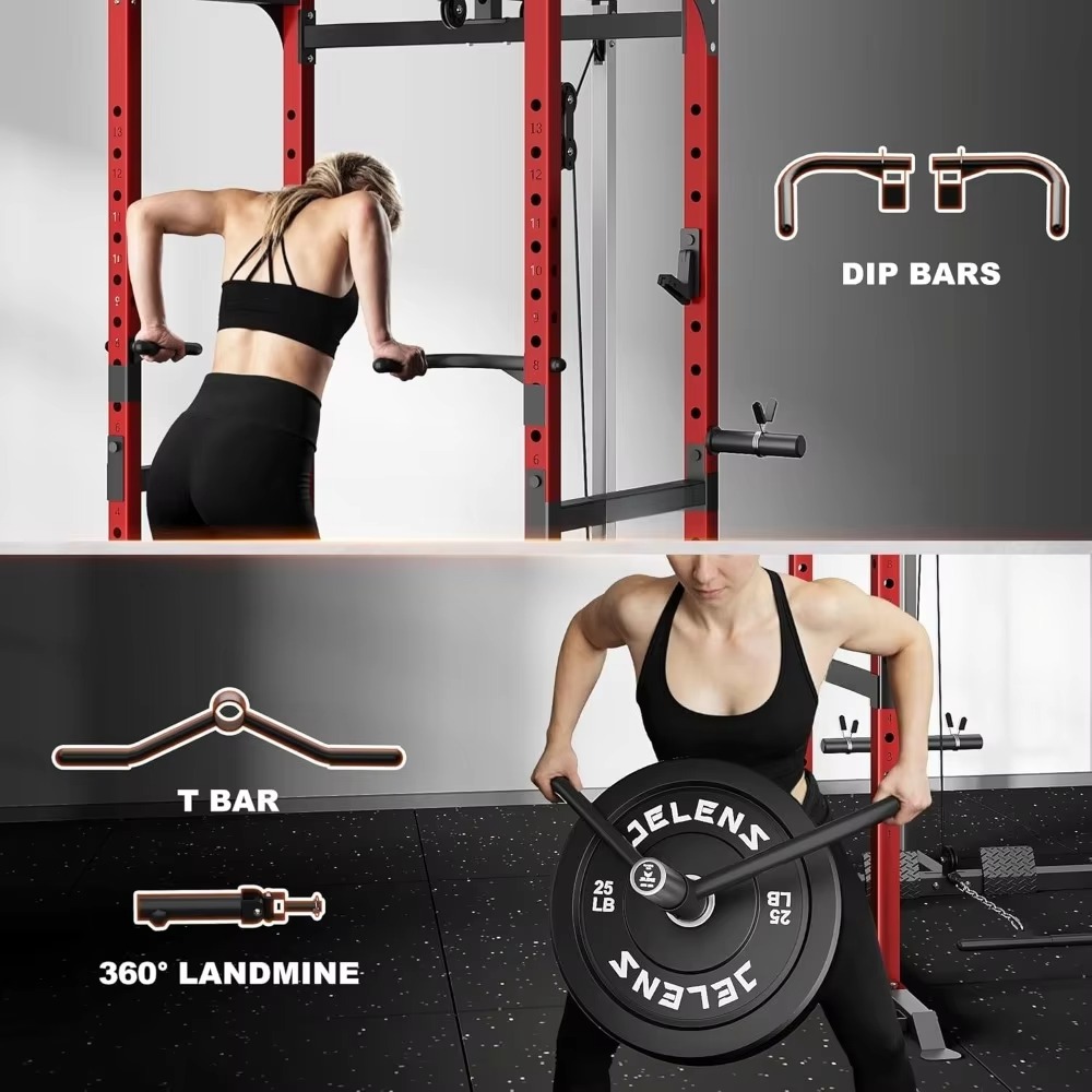 S21 Power Cage Rack Multifunci - Home Gym Equipment Set avaliação e preço