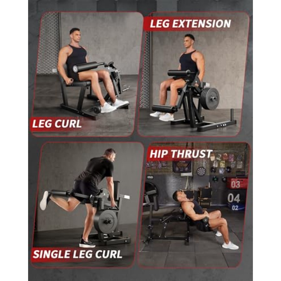 Máquina de extensão e flexão d - Leg Home Gym Workout avaliação e preço