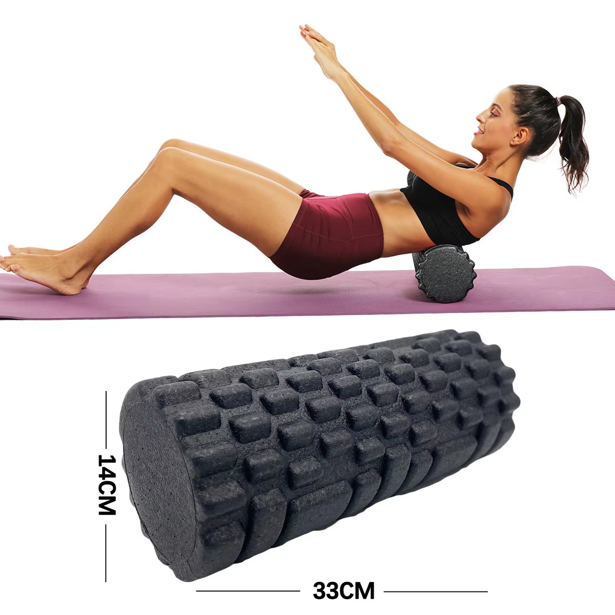 30/33cm rolo de espuma de fitn - Home Gym Yoga avaliação e preço