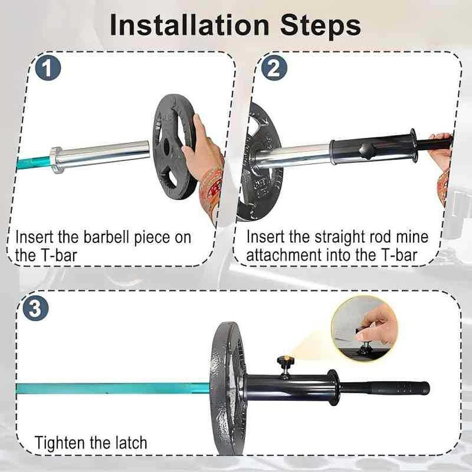 Pega de barra para bíceps, ace - Home Gym Equipment Set avaliação e preço
