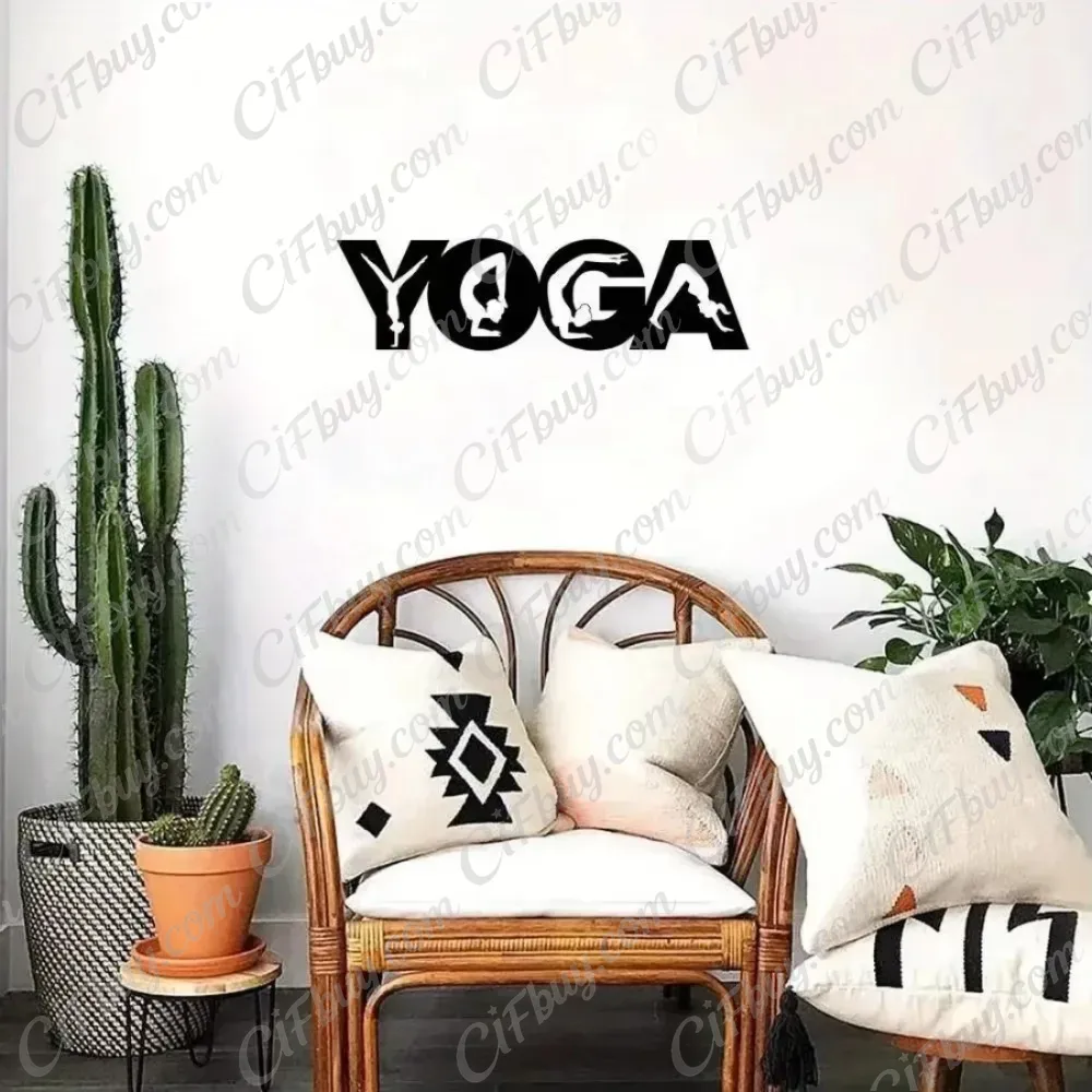 CIFBUY – Decoração de parede e - Home Gym Yoga avaliação e preço